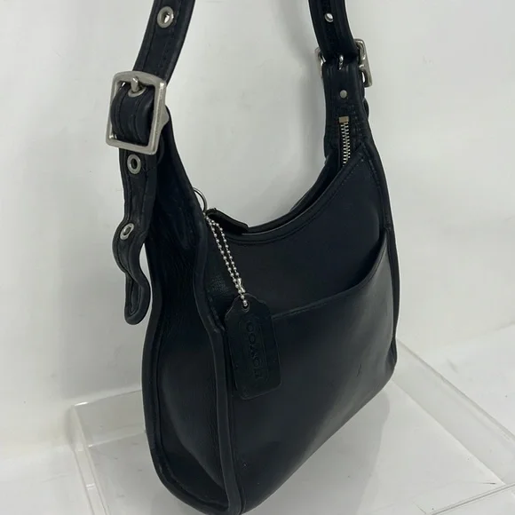 Coach Legacy K9N-9997 Black Leather Crossbody Shoulder Zip Bag - Picture 5 of 14